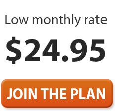 Low monthly rate of $24.95