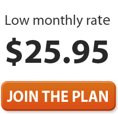 Low monthly rate of $25.95
